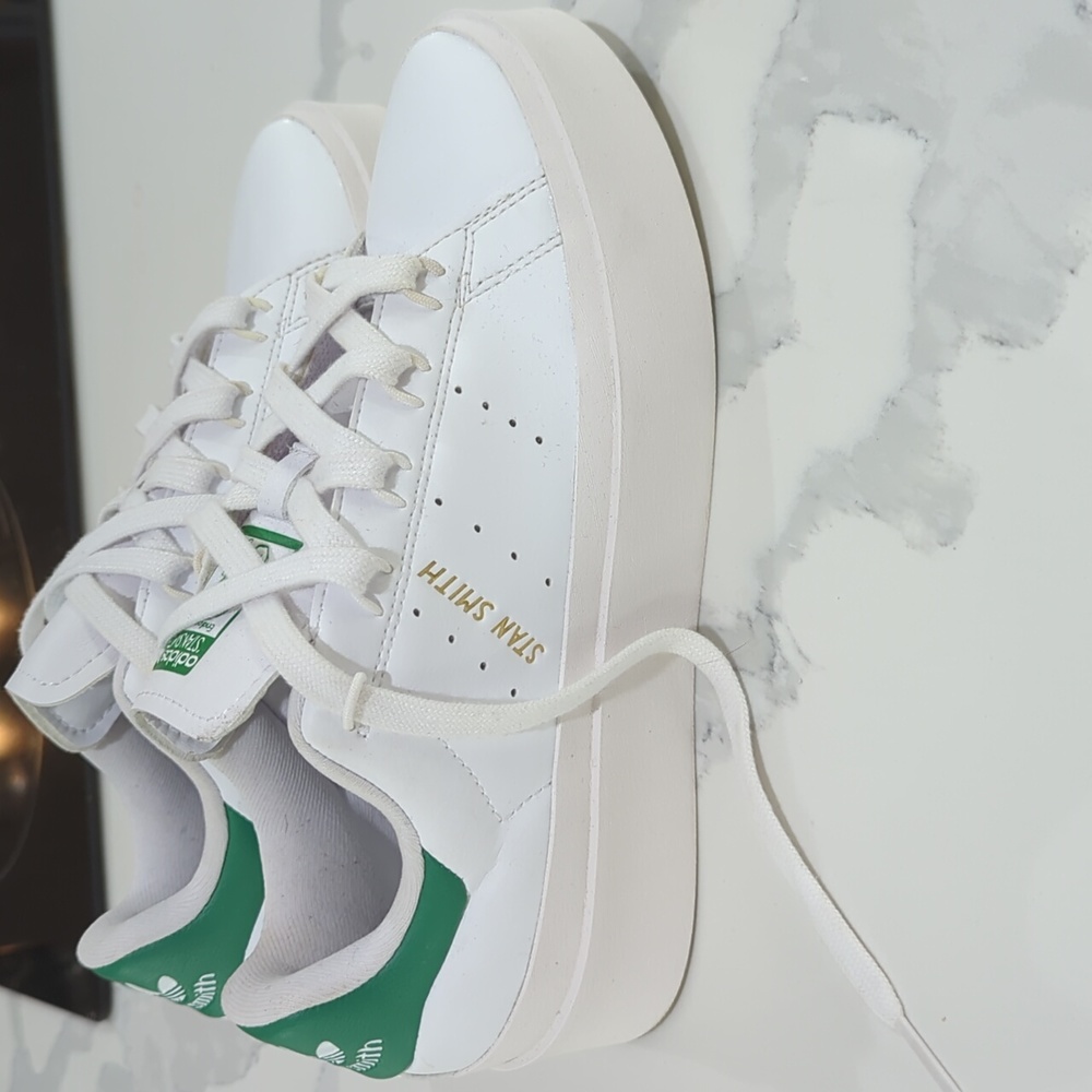 Women's adidas stan Smith platform shoes